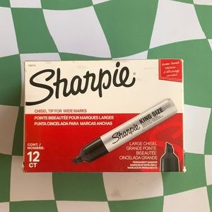 Sharpie King Size Large Chisel Permanent Markers